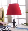 Red Cotton Table Lamp