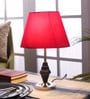 Red Cotton Table Lamp
