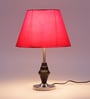Red Cotton Table Lamp