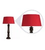 Red Cotton Table Lamp