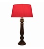 Red Cotton Table Lamp