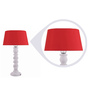 Red Cotton Table Lamp