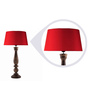 Red Cotton Table Lamp