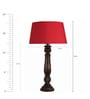 Red Cotton Table Lamp