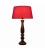 Red Cotton Table Lamp