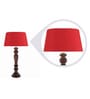 Red Cotton Table Lamp