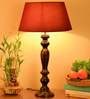 Red Cotton Table Lamp