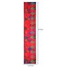 Red Cotton Table Runner 71 Inches x 15 Inches