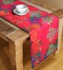 Red Cotton Table Runner 71 Inches x 15 Inches