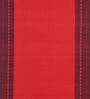 Solid Color Red Cotton 72x13 Inches Table Runner