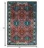 Red Cotton Tradiional 2 x 3 Feet Dhurrie