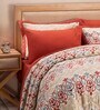 Red Cotton 100 Room Temperature Double Bed Quilt