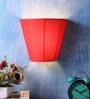 Red Cotton Wall Light