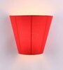 Red Cotton Wall Light