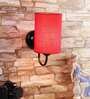 Red Cotton Wall Light