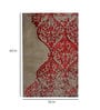 Red Persian Polyester 3 ft x 5 ft Hand Tufted Carpet
