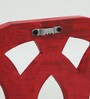 Red Distress Color Handpainted Engineered Wood Jharokha Frame