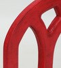 Red Distress Color Handpainted Engineered Wood Jharokha Frame