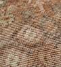 Red Distressed Wool 8 ft x 10 ft Hand Knotted Carpet