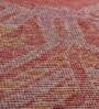 Red Distressed Wool 8 ft x 10 ft Hand Knotted Carpet