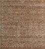Red Distressed Wool 8 ft x 10 ft Hand Knotted Carpet