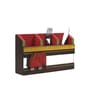 Red Elephant Divided Cutlery and Remote Holder with Wall Mounting Option