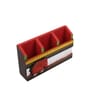 Red Elephant Divided Cutlery and Remote Holder with Wall Mounting Option