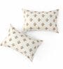 Red Ethnic Print 180 TC Cotton King Bedhseet 2 pillow covers