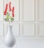 Red Fabric & Plastic Wisteria Artificial Flower Stick Without Pot
