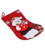 Red Fabric Christmas Socks