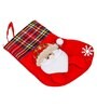 Red Fabric Christmas Socks