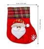 Red Fabric Christmas Socks