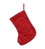 Red Fabric Christmas Socks