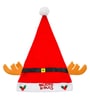 Red Fabric Claus Christmas Cap