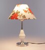 Red Fabric Designer Table Lamp