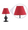 Red Fabric Designer Table Lamp