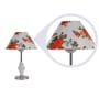 Red Fabric Designer Table Lamp