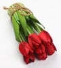 Red Fabric Stunning Tulip Artificial Flower