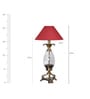 Red Fabric Table Lamp