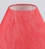 Red Fabric Table Lamp Shade