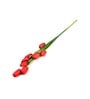 Red Fabric Tulip Artificial Flower Stick Without Pot