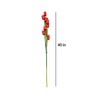 Red Fabric Tulip Artificial Flower Stick Without Pot