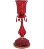Red Fanus Moulded Table Lamp