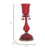 Red Fanus Moulded Table Lamp