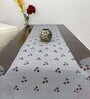 Cherry (72x13) Grey & Red Cotton Table Runner