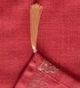 Red Floral Cotton Blend (12 x 84 ) Table Runner