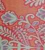 Red Floral Polyproylene 4 ft x 6 ft Machine Made Picnic Mat