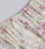 Red Floral Print 300 TC Cotton Single Bed Fitted Sheet with 1 Pillow Cover Sensory Bloom Collection