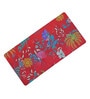 Red Floral Printed Laptop & Keyboard Mat
