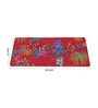 Red Floral Printed Laptop & Keyboard Mat